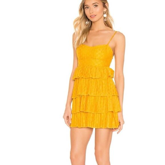 Majorelle Ruthanne Mini Dress in Mustard Yellow
Size Small NWT - Picture 8 of 10